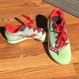 Track spikes shoes Saucony